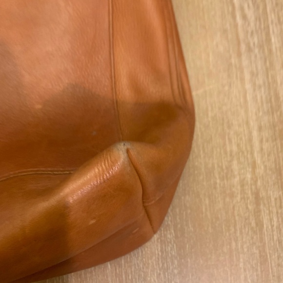 Madewell Small Brown Zip TopTransport Tote - Picture 10 of 16